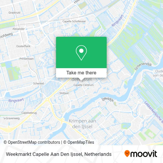 Weekmarkt Capelle Aan Den Ijssel map