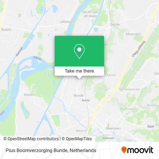 Pius Boomverzorging Bunde map