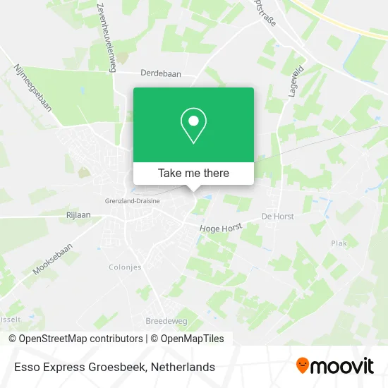 Esso Express  Groesbeek map