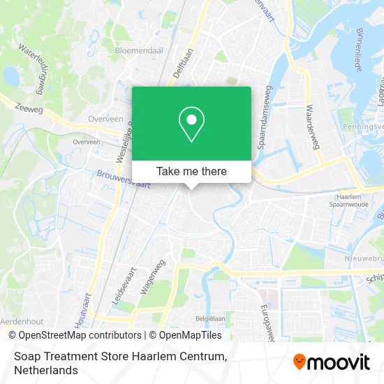 Soap Treatment Store Haarlem Centrum map