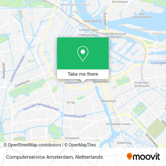Computerservice Amsterdam Karte