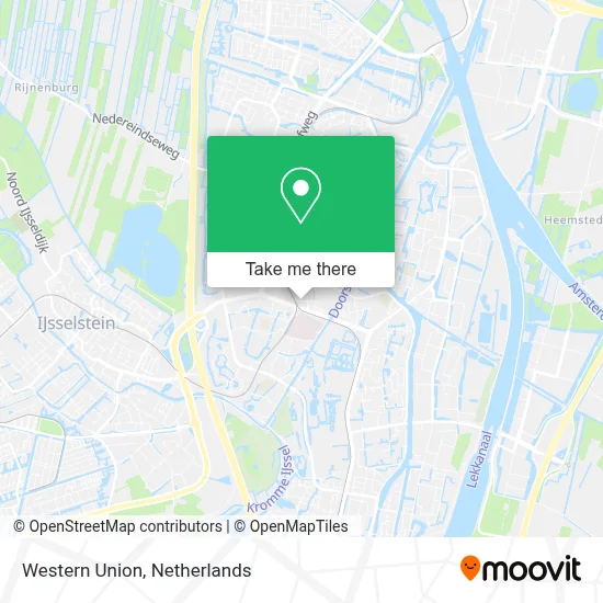 Western Union map