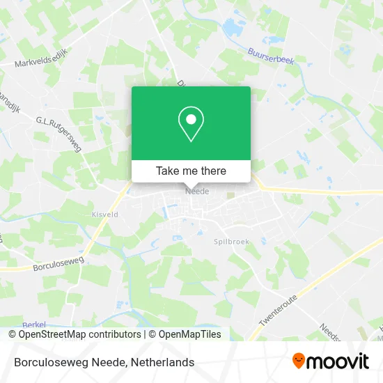 Borculoseweg Neede map