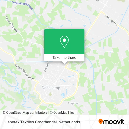 Hebetex Textiles Groothandel map