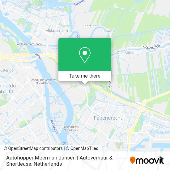 Autohopper Moerman Jansen | Autoverhuur & Shortlease Karte