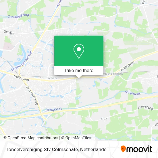 Toneelvereniging  Stv  Colmschate map