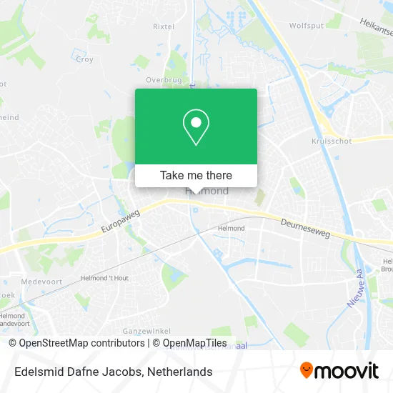 Edelsmid Dafne Jacobs map