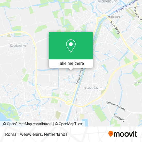 Roma Tweewielers map