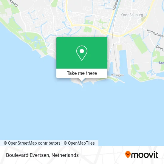 Boulevard Evertsen map