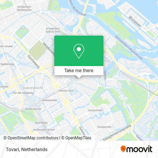 Tovari map