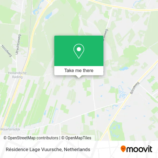 Résidence Lage Vuursche map