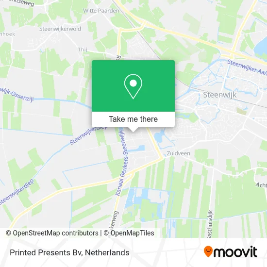Printed Presents Bv map