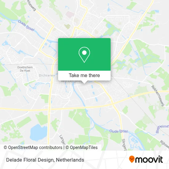 Delade Floral Design map