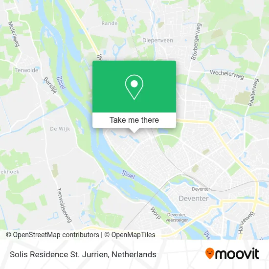 Solis Residence St. Jurrien map