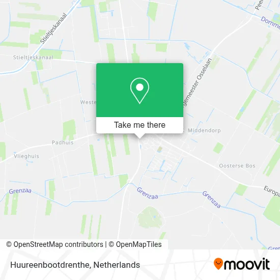 Huureenbootdrenthe map