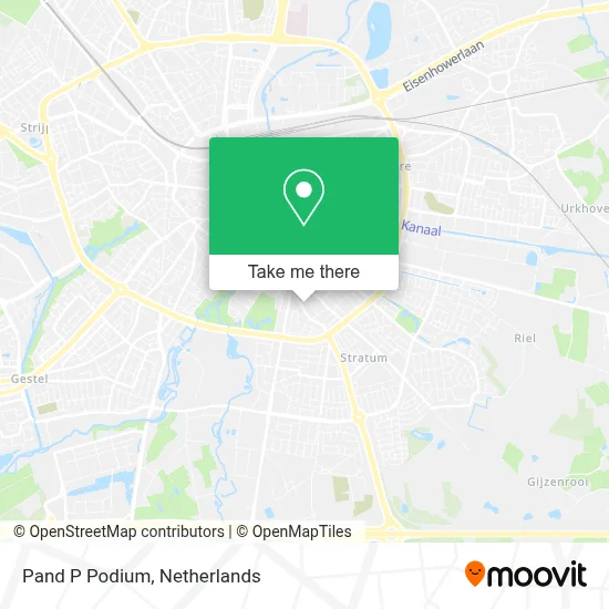Pand P Podium map