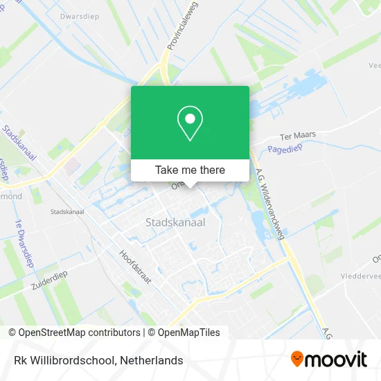 Rk Willibrordschool map