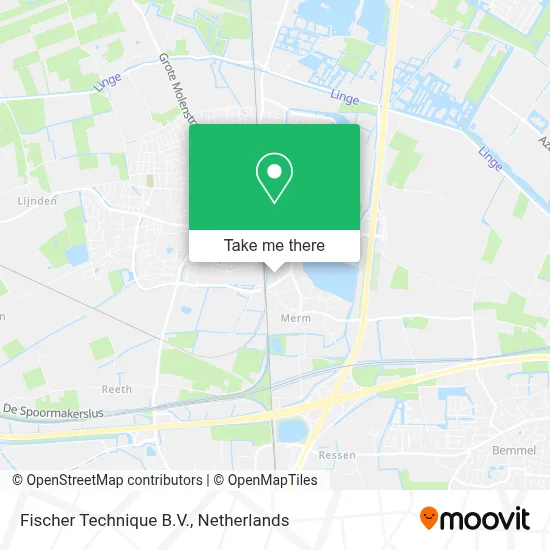 Fischer Technique B.V. map