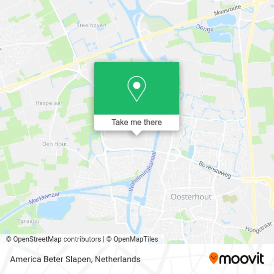 America Beter Slapen map
