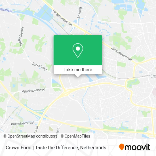 Crown Food | Taste the Difference map