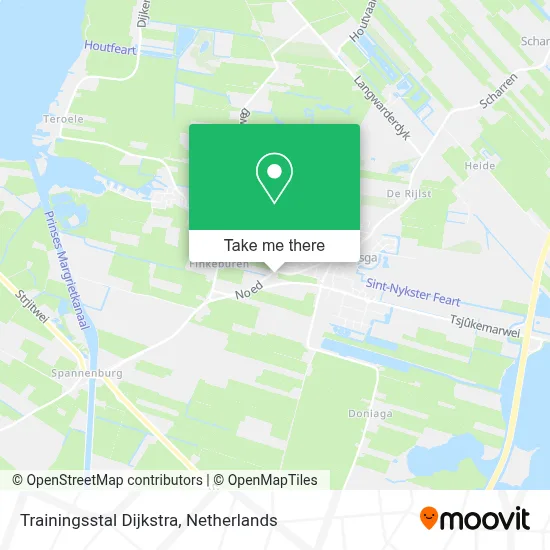 Trainingsstal Dijkstra map