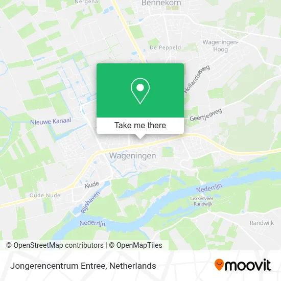 Jongerencentrum Entree map