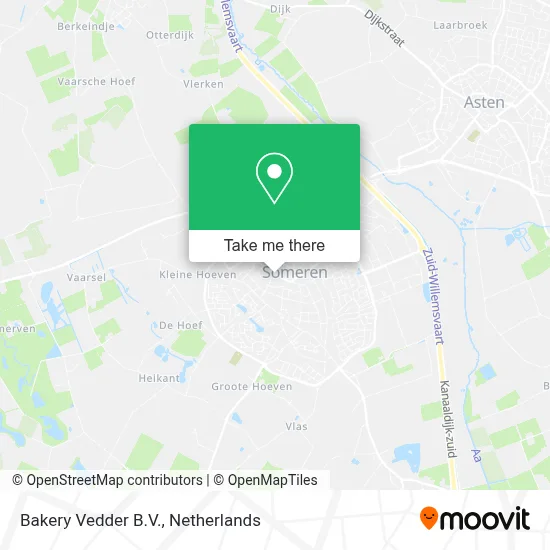 Bakery Vedder B.V. map