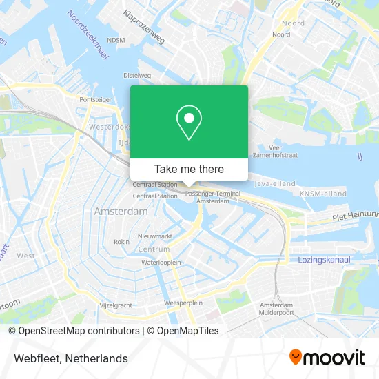 Webfleet map