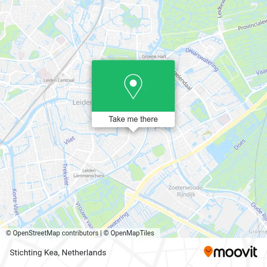 Stichting Kea map