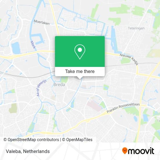 Valeba map