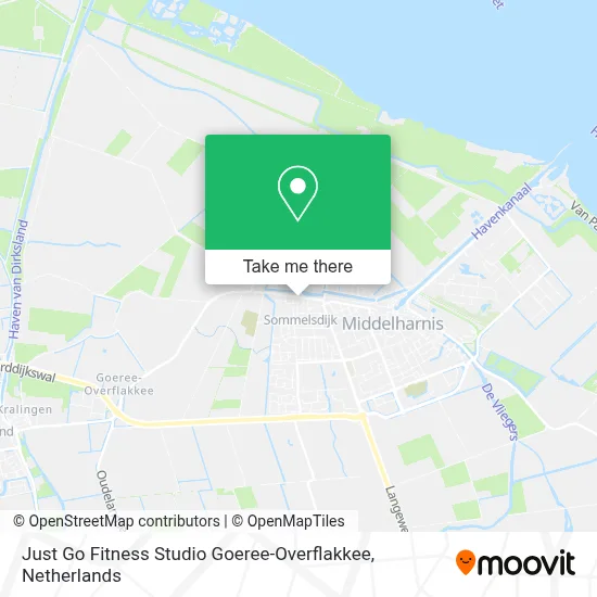 Just Go Fitness Studio Goeree-Overflakkee map
