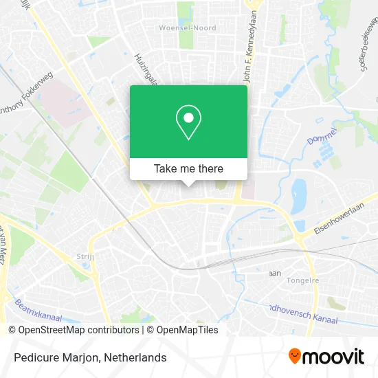 Pedicure  Marjon map