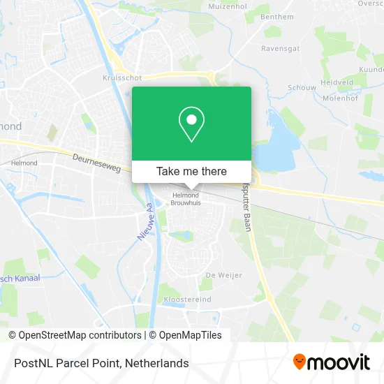 Postnl Pakketpunt map