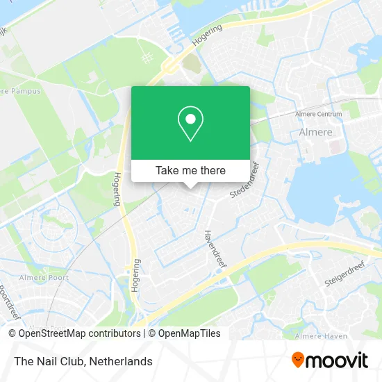 The Nail Club map