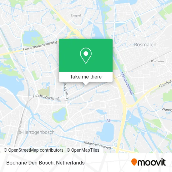 Bochane Den Bosch map