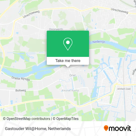 Gastouder Wil@Home map