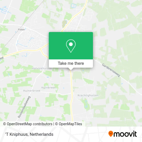'T Kniphuus map