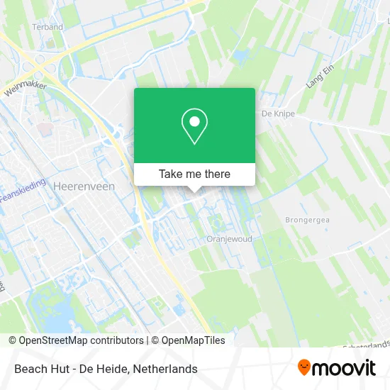 Beach Hut - De Heide map