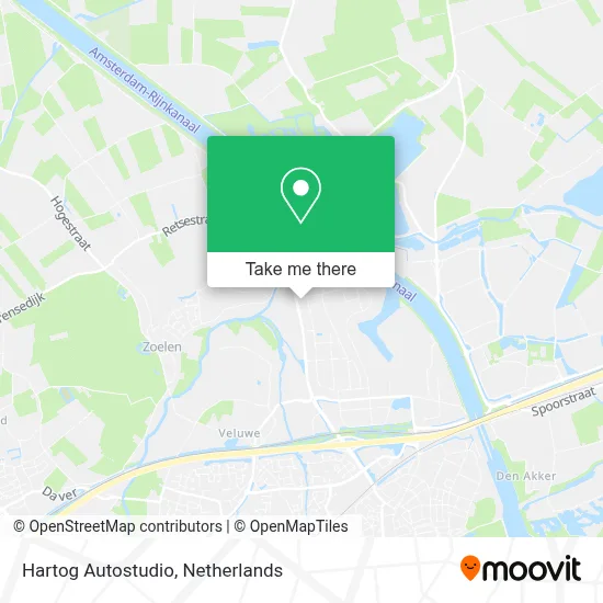 Hartog Autostudio map