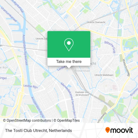 The Tosti Club Utrecht map