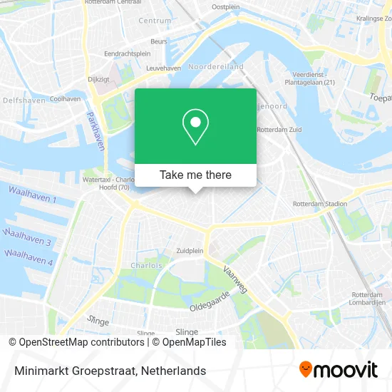 Minimarkt Groepstraat map