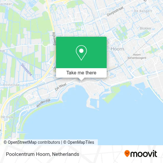 Poolcentrum Hoorn map