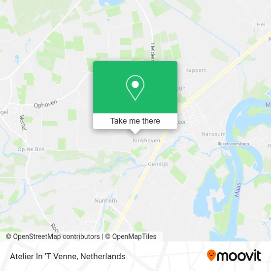 Atelier In 'T Venne map