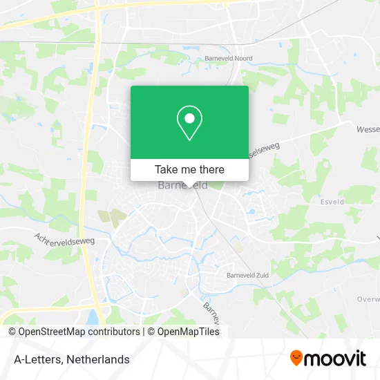A-Letters map