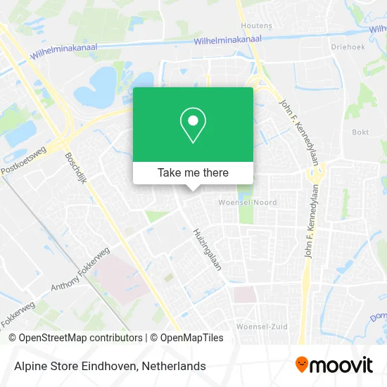 Alpine Store Eindhoven Karte