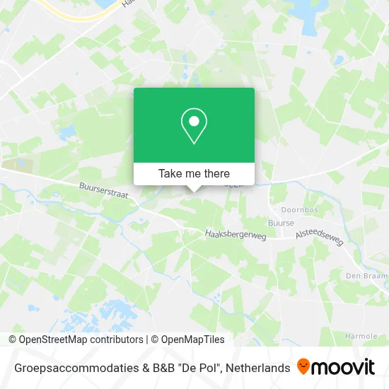 Groepsaccommodaties & B&B "De Pol" map