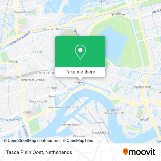 Tasca Plein Oost map