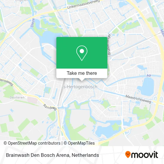 Brainwash Den Bosch Arena Karte