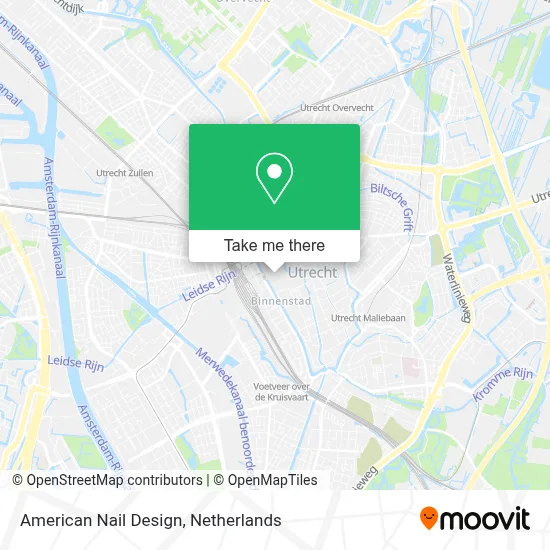American Nail Design map