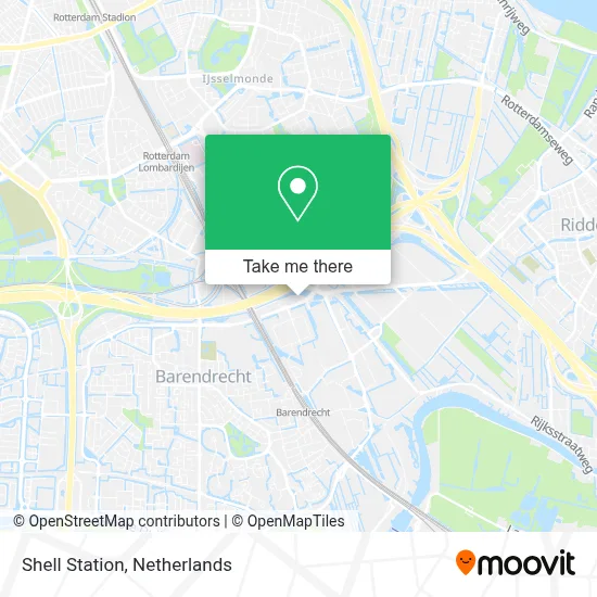 Shell Station map